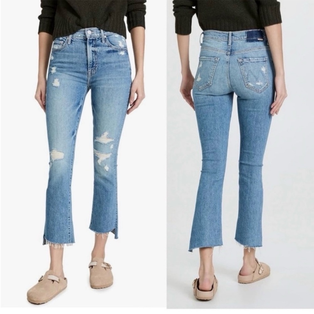 Mother Superior The Insider Crop Step Fray Holy Melancholy Jeans Size 24